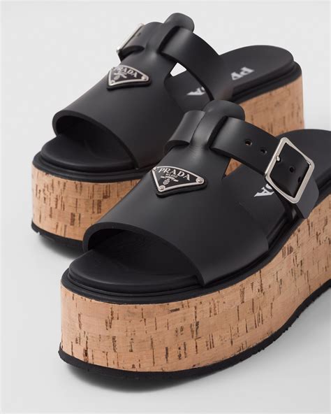 Prada platform sandals